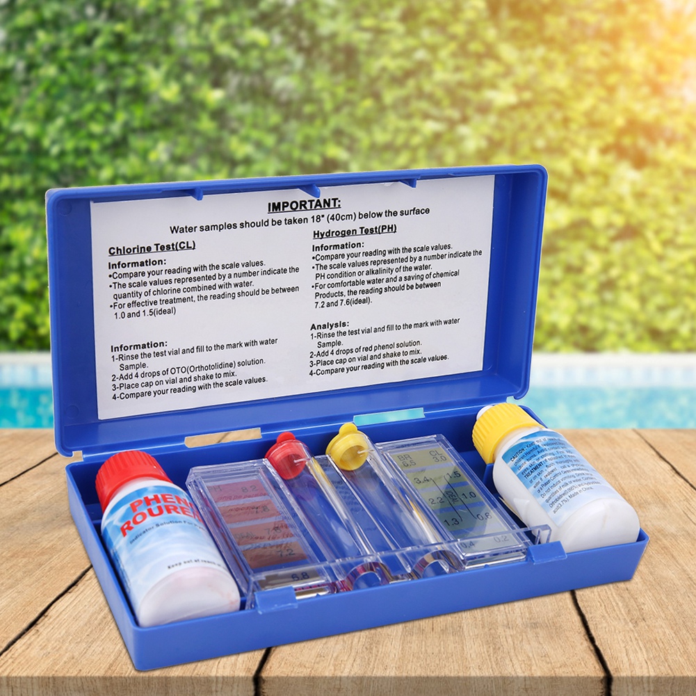 Marine Test Kit - Kit uji kualitas air PH Klorin