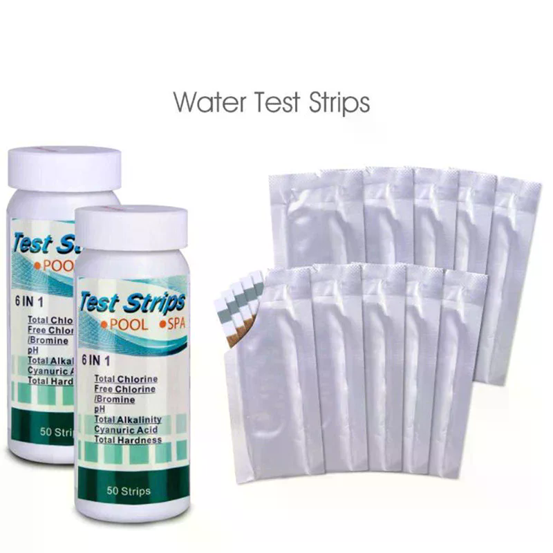 Marine Test Kit - 50 Buah/Botol 6 In 1 Strip