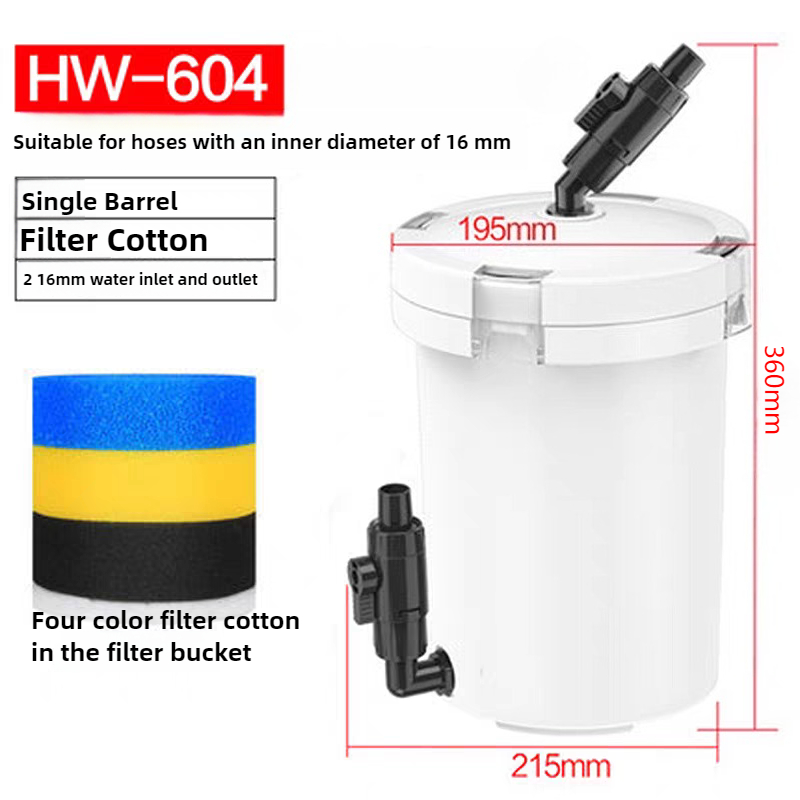 Marine Aquarium Protein Skimmer - HW-604 Ember Filter Akuarium Tangki Ikan,