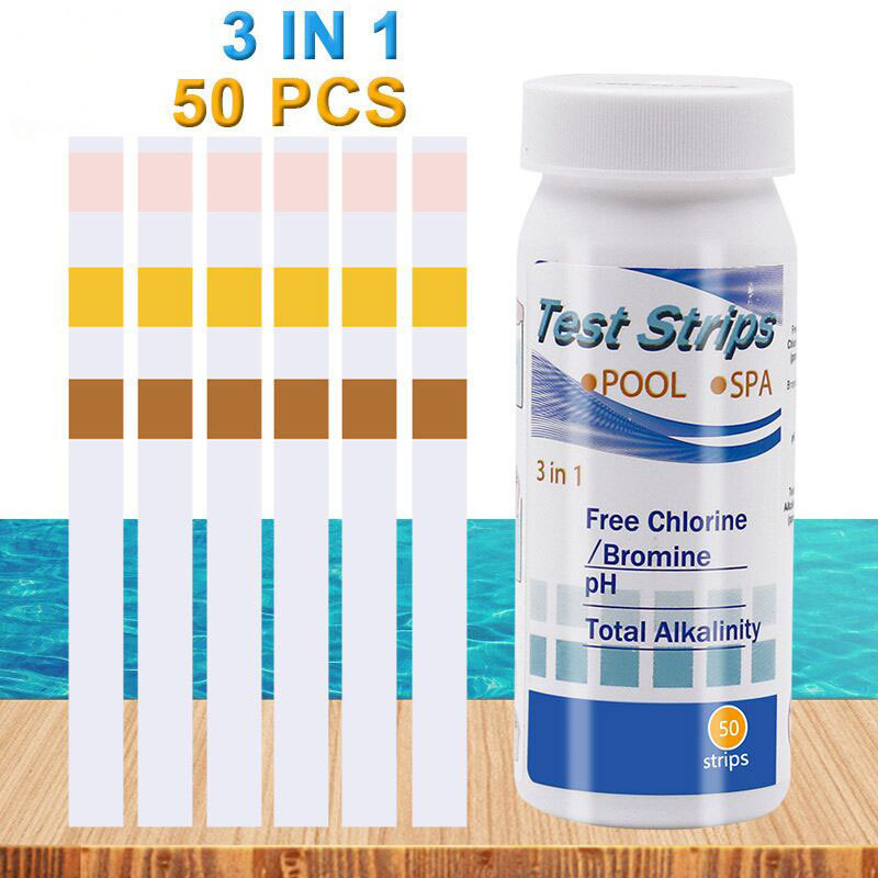 Marine Test Kit - Strip Tes PH Klorin SPA Kolam