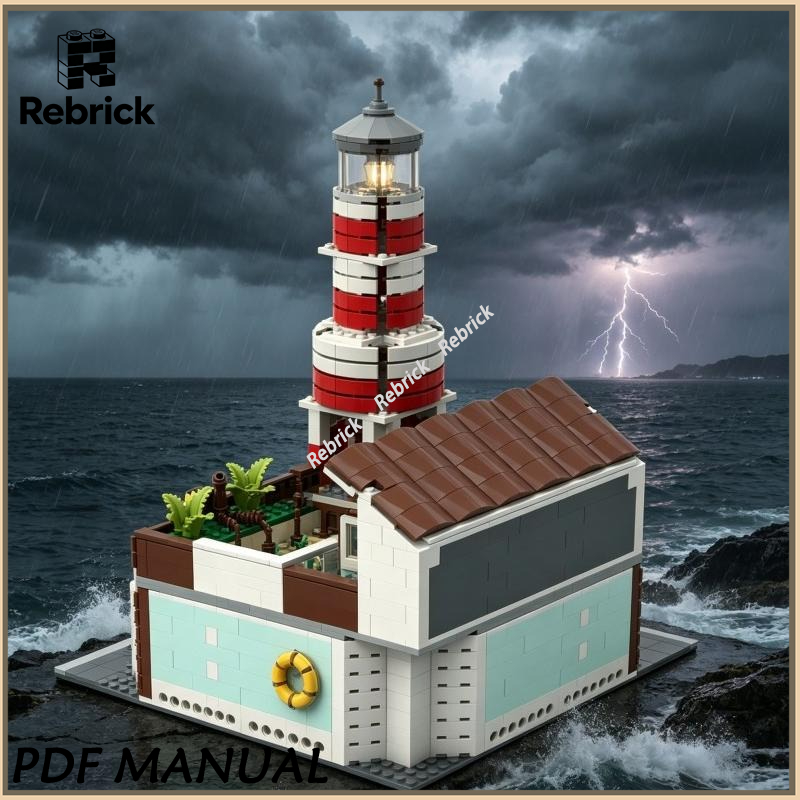 Marine Aquarium Home - Blok Bangunan MOC Akuarium Kota Realistis,
