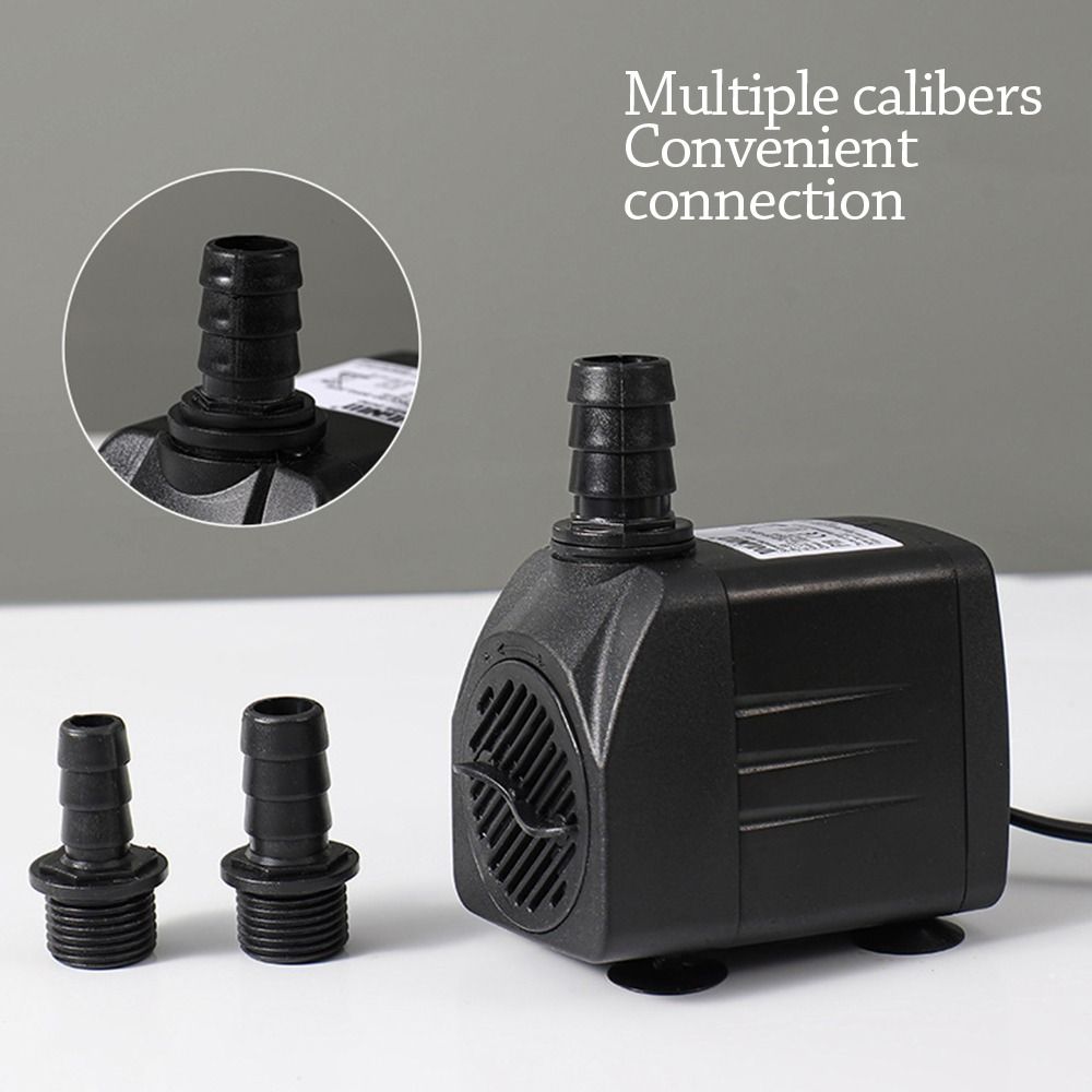 Marine Aquarium Mini - Pompa Air Submersible Hitam Ultra-Senyap Pompa
