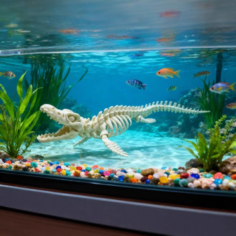 Marine Aquarium Home - Baru【Model Kerangka Dinosaurus Dekorasi Lanskap Akuarium