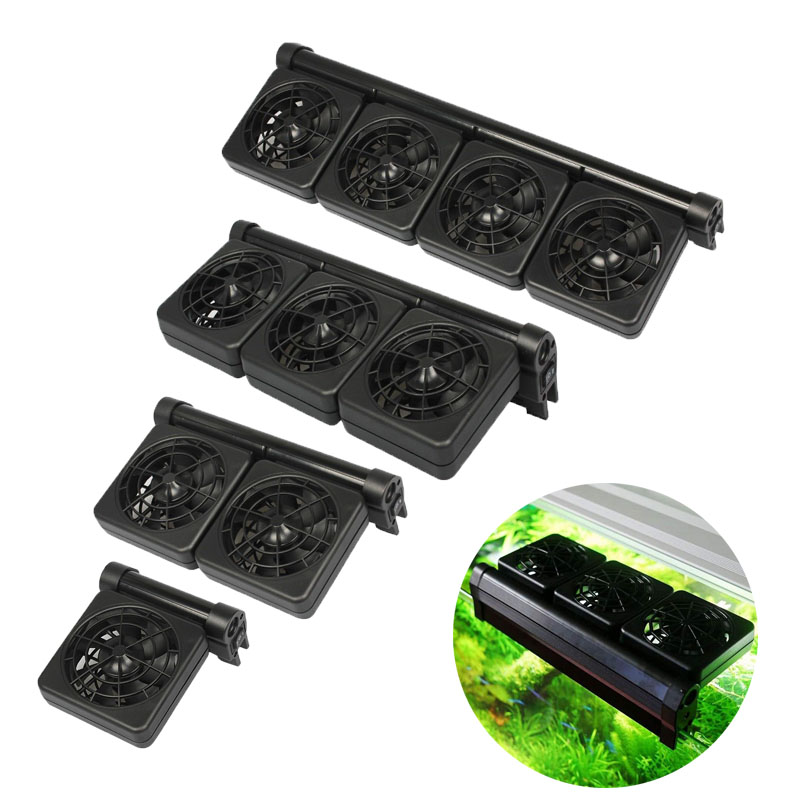Aquarium Marine Fishes - 1/2/3/4 Kipas Akuarium Pendingin Pengontrol Suhu