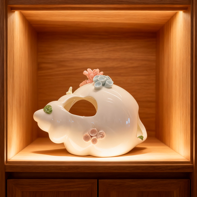 Marine Aquarium Home - Ornamen Keramik Laut, Dekorasi Lemari Minuman