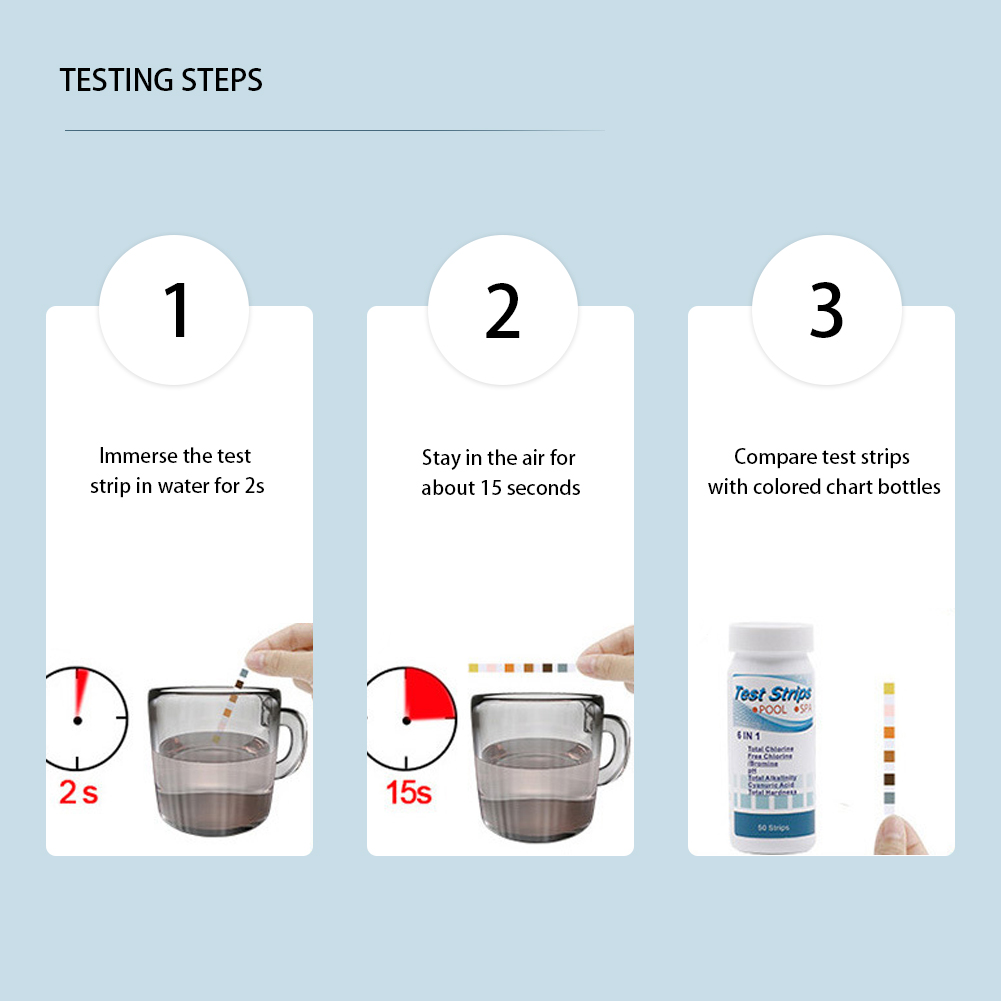 50/100 Buah Strip PH Uji Air K - Marine Test Kit ulasan dan harga