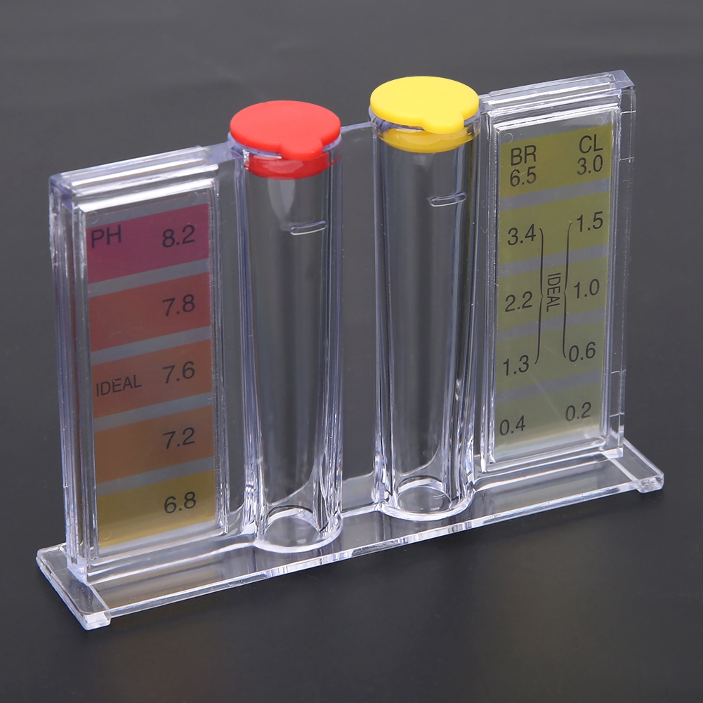 Kit uji kualitas air PH Klorin - Marine Test Kit ulasan dan harga