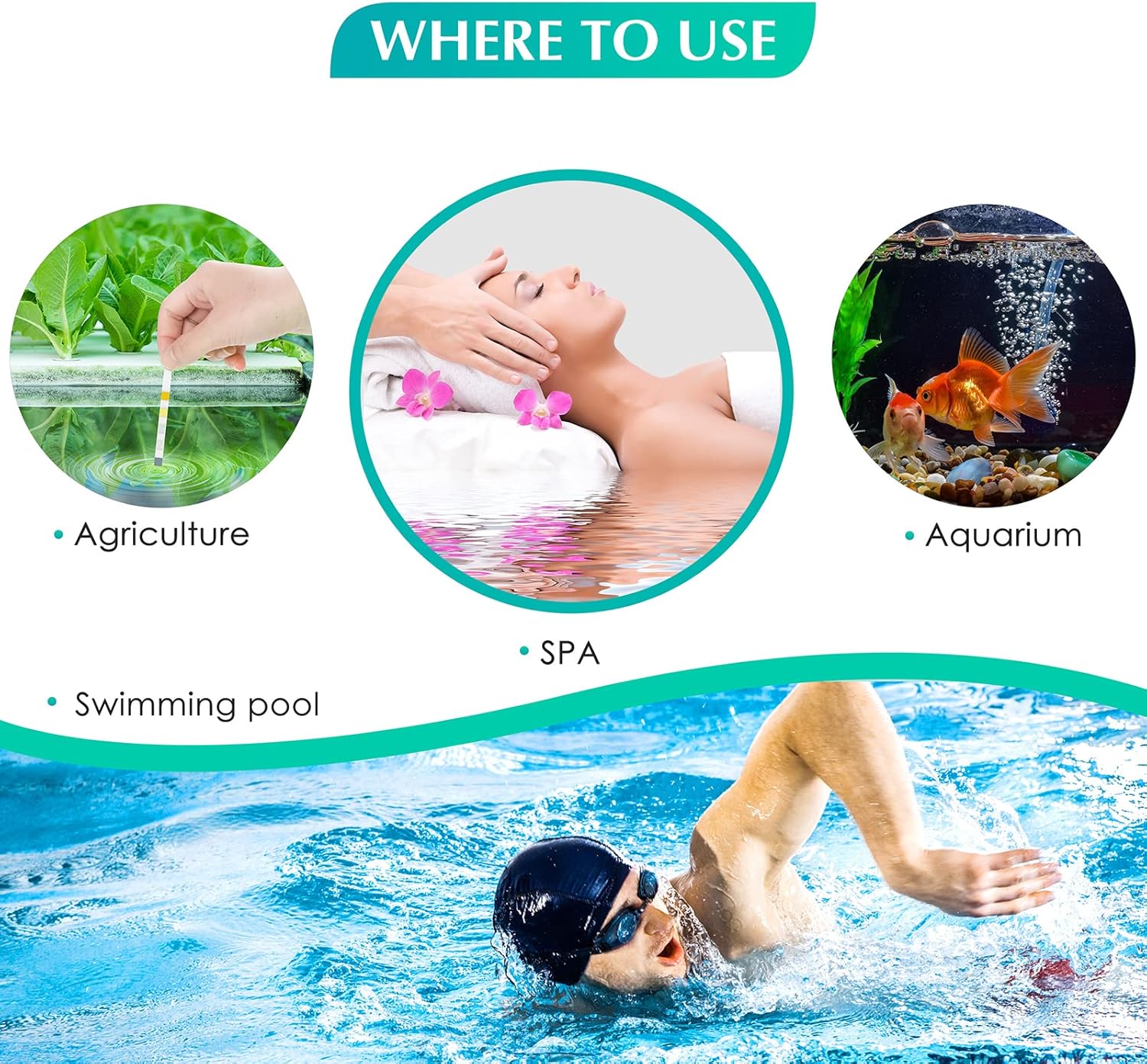 50 Buah Strip Tes PH Klorin 5  - Marine Test Kit ulasan dan harga