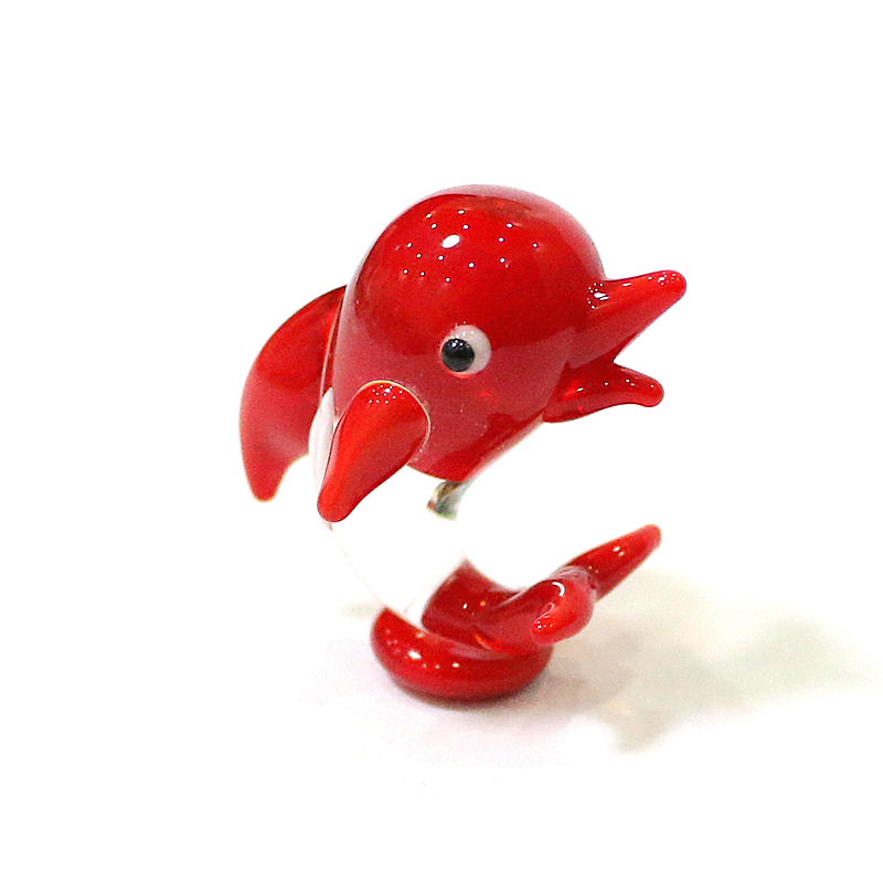 Figurine Lumba-lumba Kaca Mini - Marine Aquarium Home ulasan dan harga
