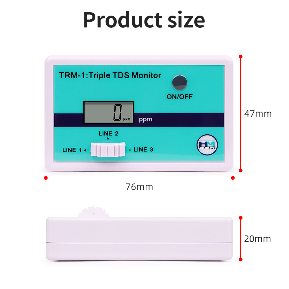 SM1 Single/TRM1 Triple TDS Met - Marine Test Kit ulasan dan harga
