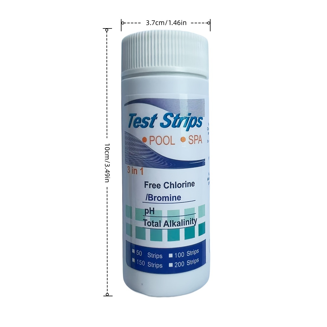 Strip Tes PH Klorin SPA Kolam  - Marine Test Kit ulasan dan harga