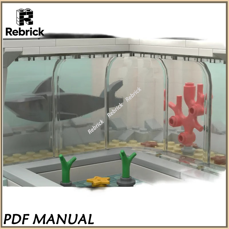 Blok Bangunan MOC Akuarium Kot - Marine Aquarium Home ulasan dan harga