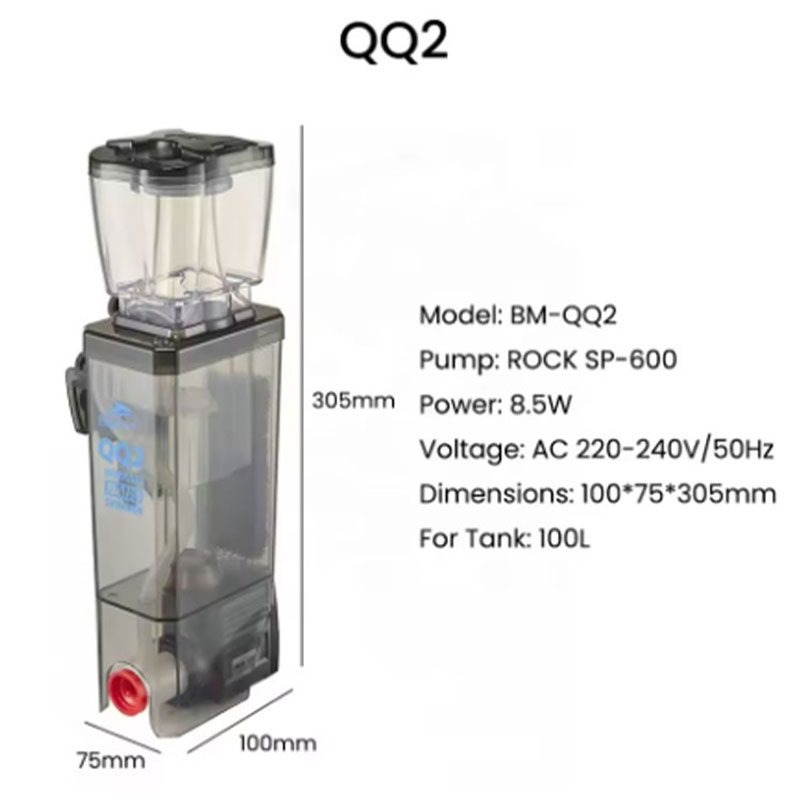 Bubble Magus BM QQ2 Internal P - Marine Aquarium Protein Skimmer ulasan dan harga