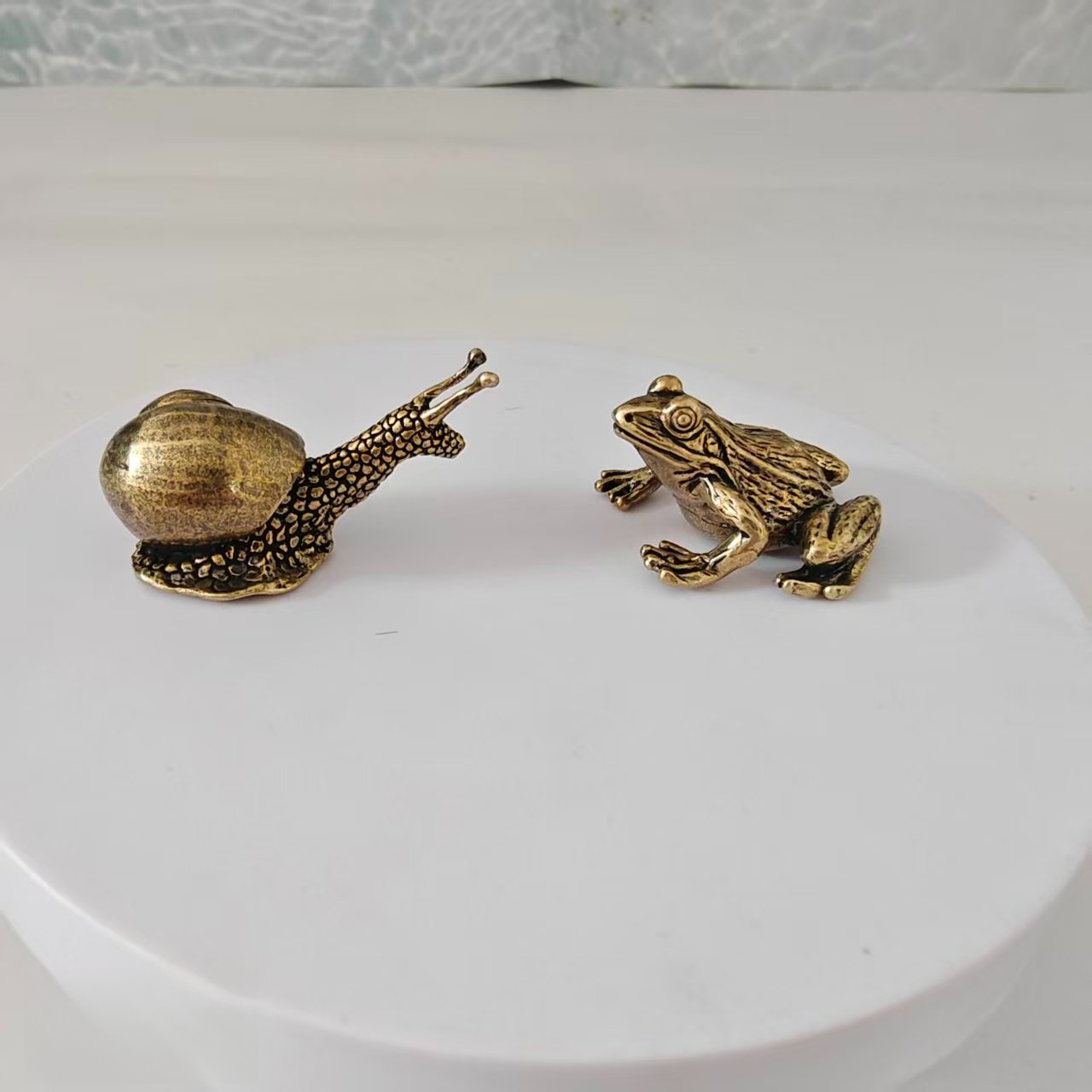 2 buah ornamen mini katak dan  - Marine Aquarium Mini ulasan dan harga
