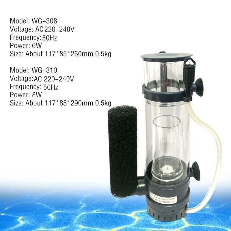 6W/8W BOYU Protein Skimmer Fil - Marine Aquarium Protein Skimmer ulasan dan harga