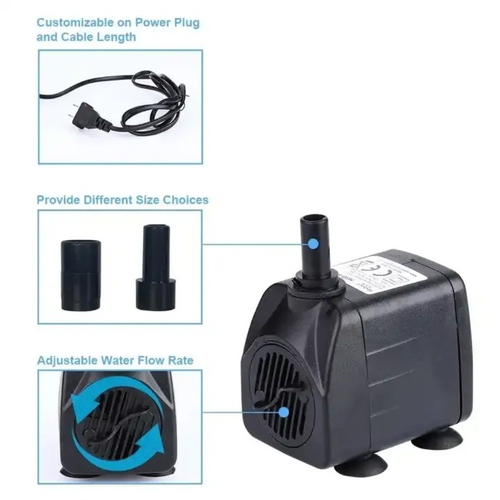 Pompa Air Submersible Hitam Po - Marine Aquarium Mini ulasan dan harga