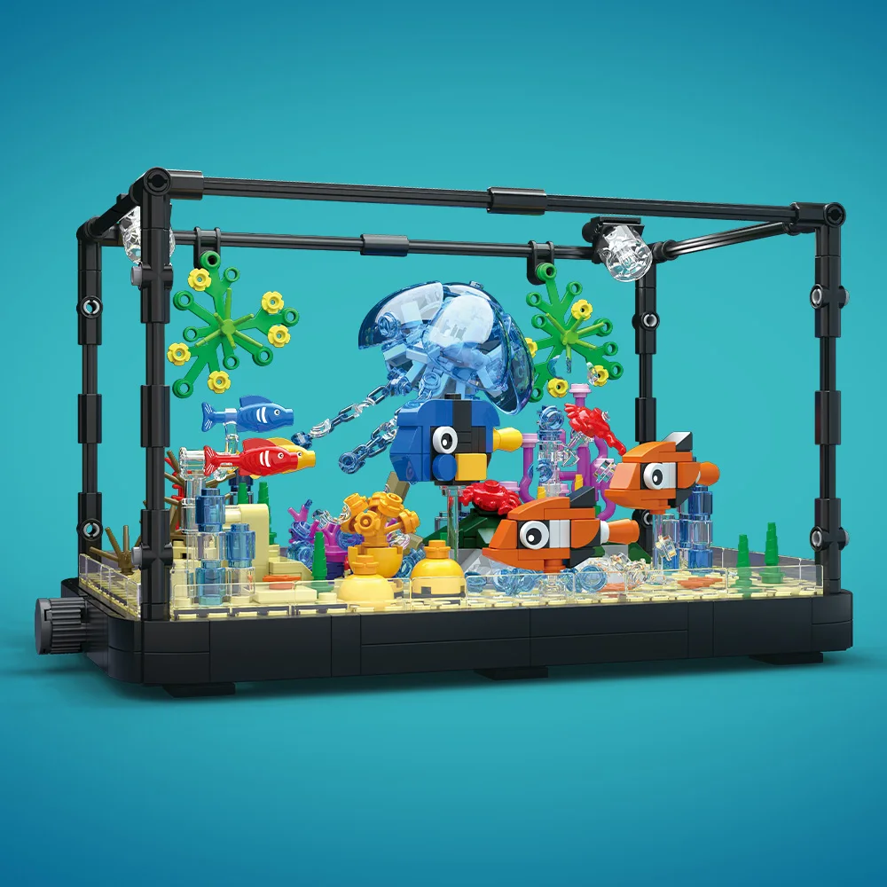 Set Blok Bangunan Akuarium den - Marine Aquarium & Regional Centre Reviews ulasan dan harga