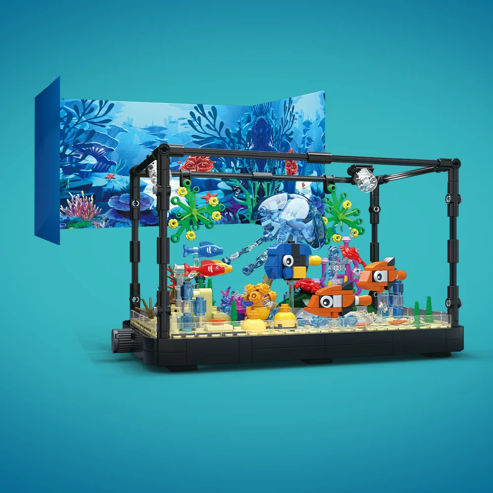 Set Blok Bangunan Akuarium den - Marine Aquarium & Regional Centre Reviews ulasan dan harga