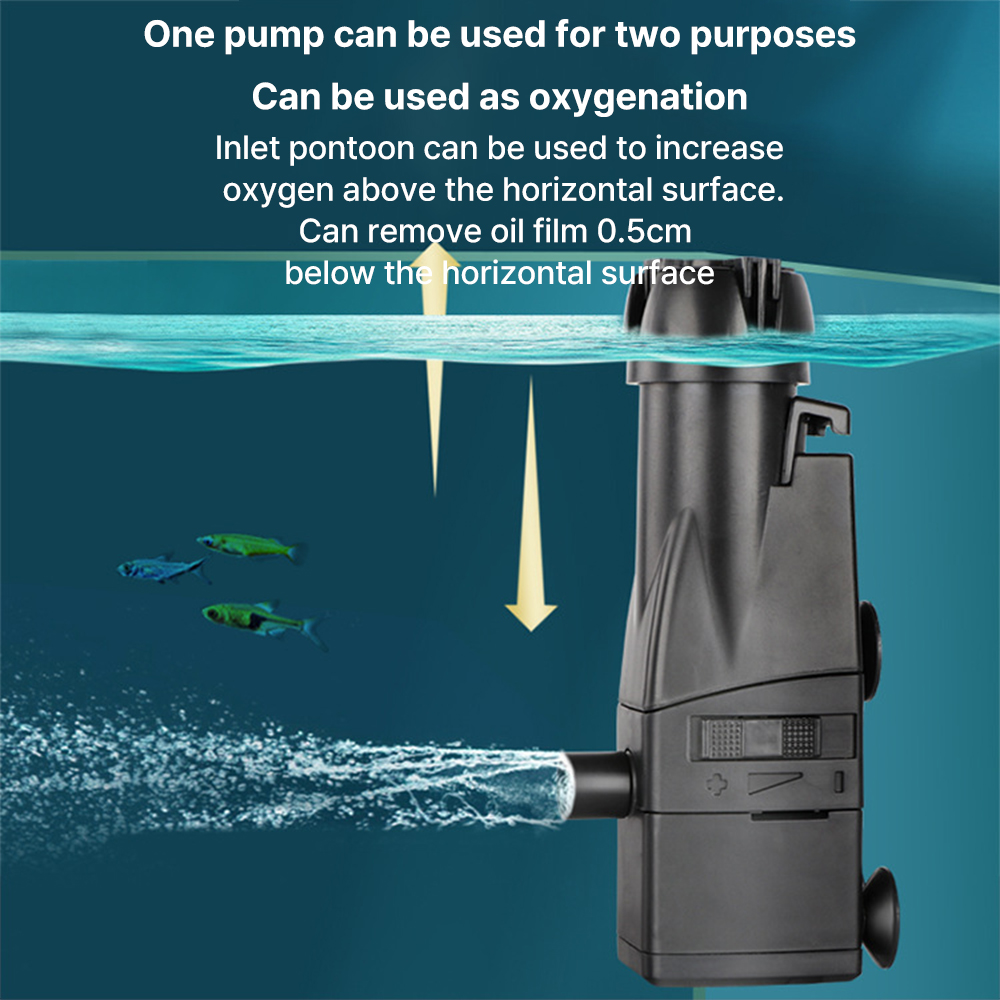 Filter Skimmer Minyak Permukaa - Marine Aquarium Protein Skimmer ulasan dan harga