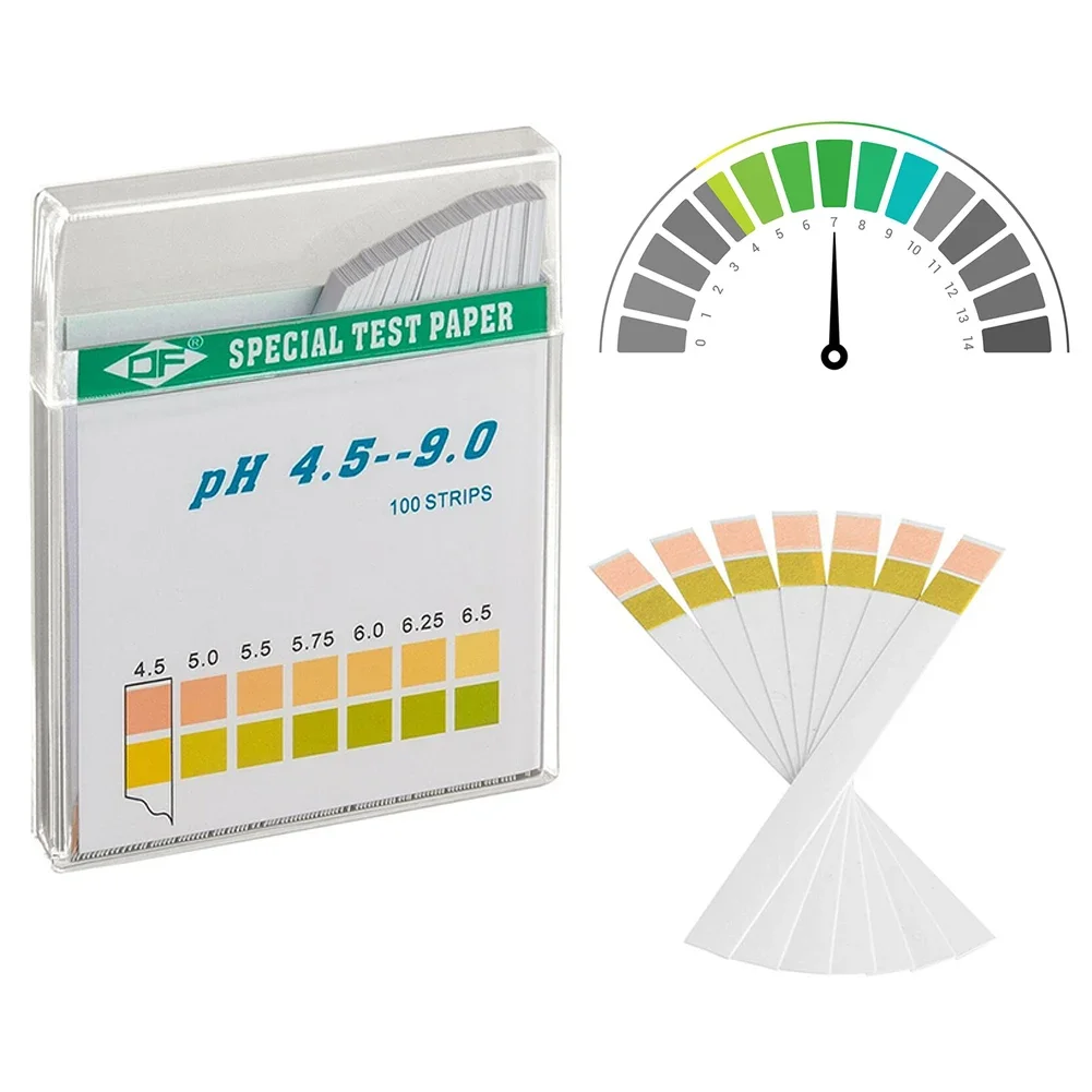 7x9x1cm 6 Strip Uji PH Kertas  - Marine Test Kit ulasan dan harga