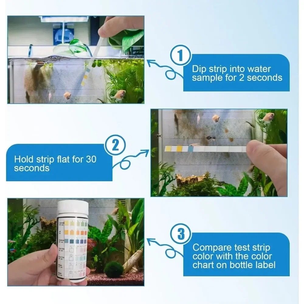 Strip Tes Akuarium Kit Kualita - Marine Test Kit ulasan dan harga