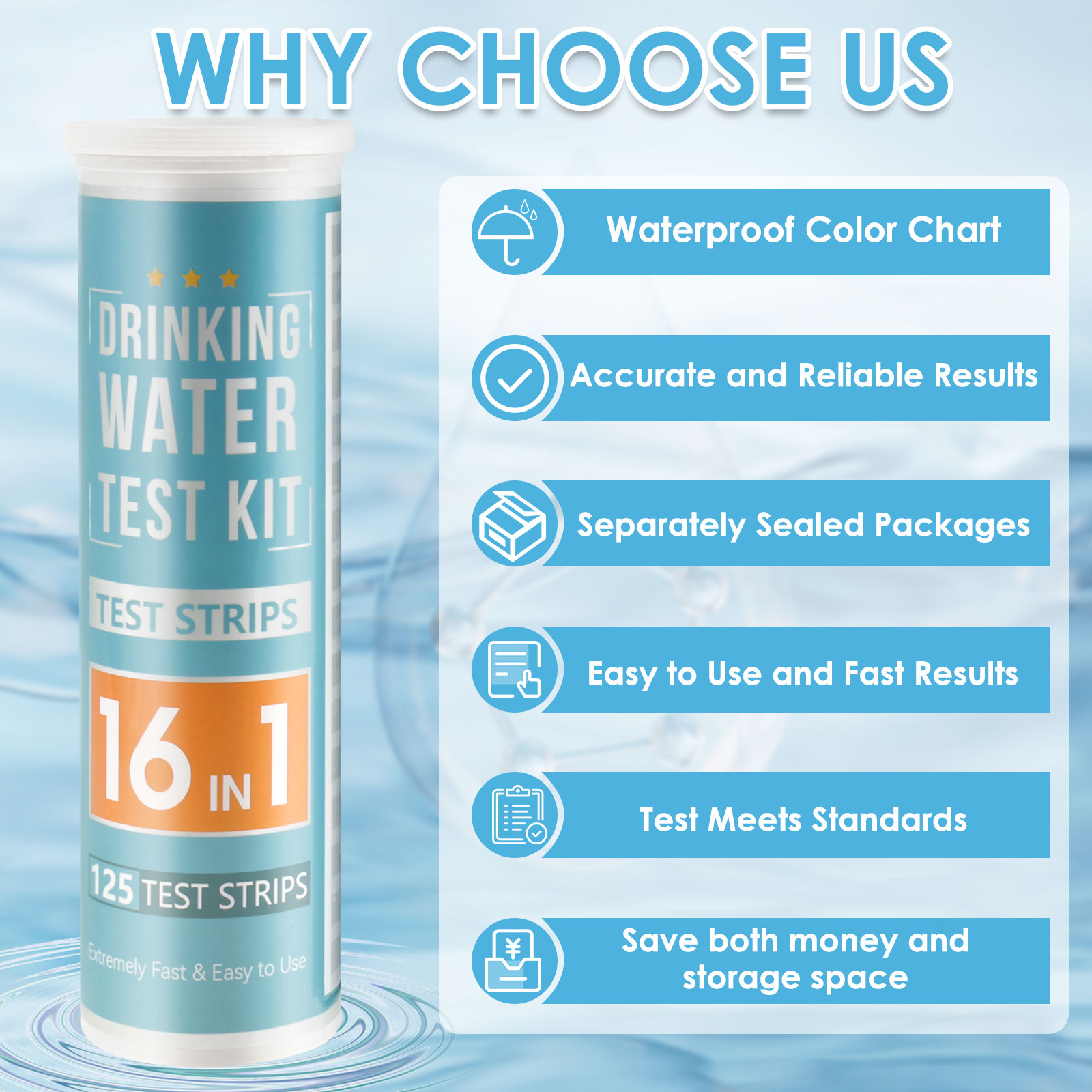 5-17 in 1 Strip uji akuarium S - Marine Test Kit ulasan dan harga