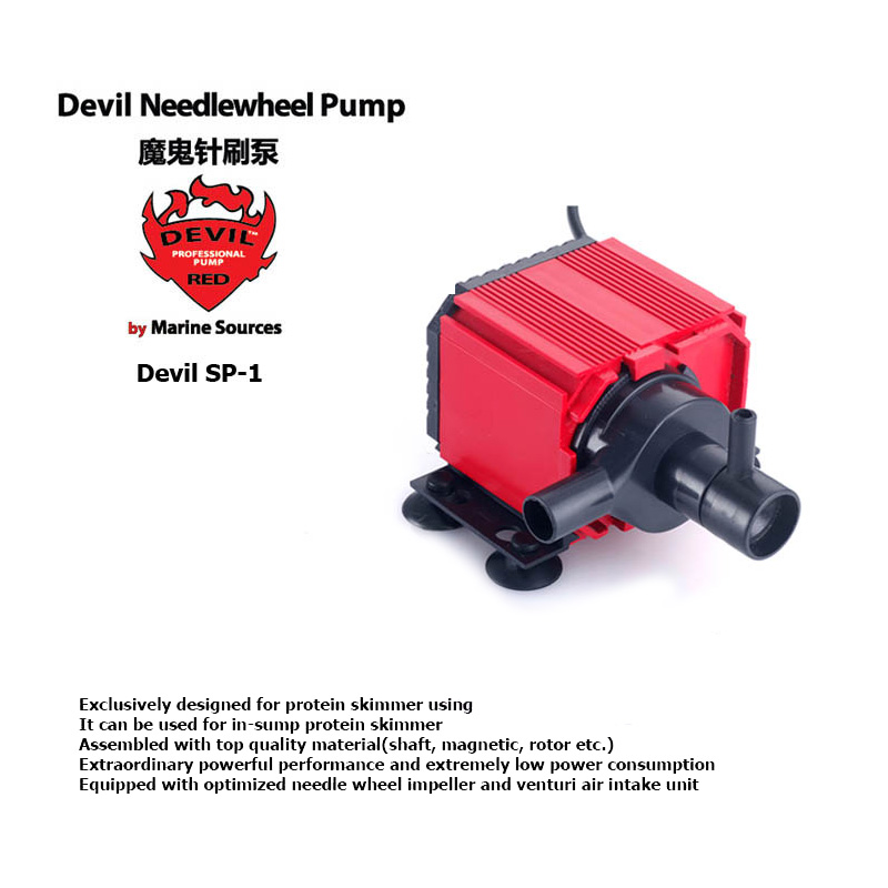 Pompa Roda Jarum Setan Merah D - Marine Aquarium Protein Skimmer ulasan dan harga
