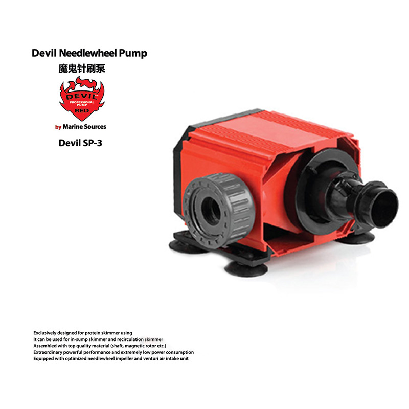 Pompa Roda Jarum Setan Merah D - Marine Aquarium Protein Skimmer ulasan dan harga