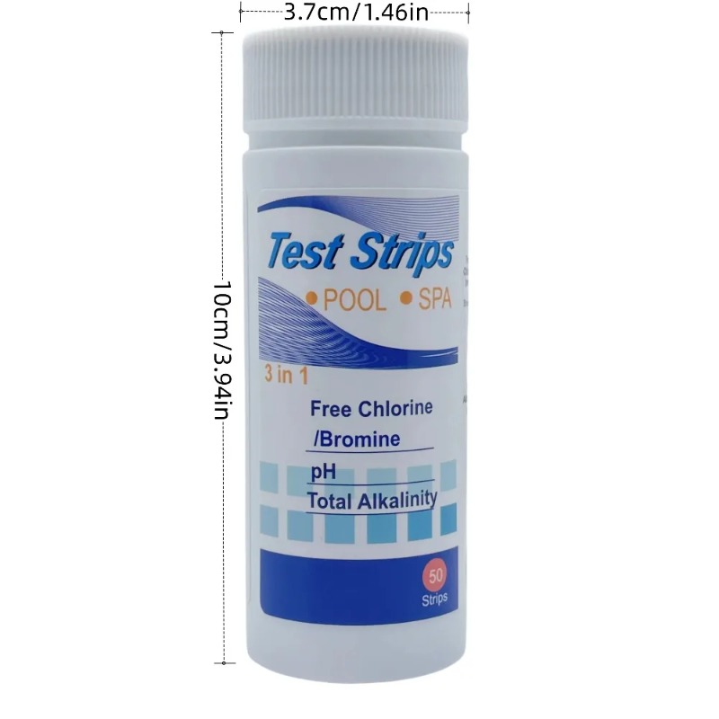 Strip Tes PH Klorin SPA Kolam  - Marine Test Kit ulasan dan harga