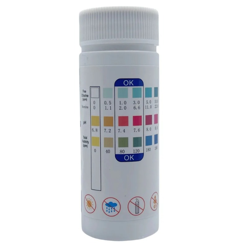 Strip Tes PH Klorin SPA Kolam  - Marine Test Kit ulasan dan harga