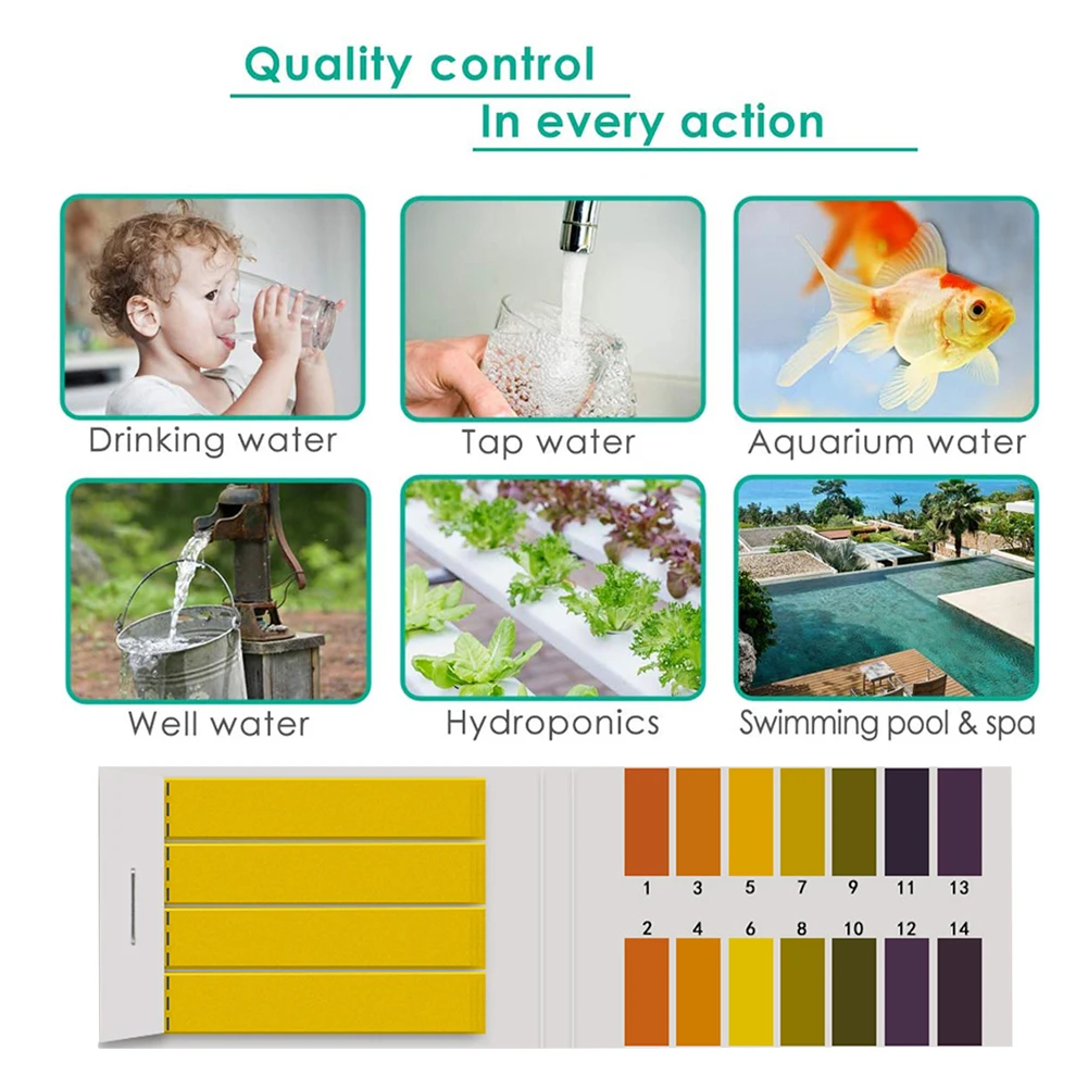 80-400 Buah Strip Uji PH untuk - Marine Test Kit ulasan dan harga